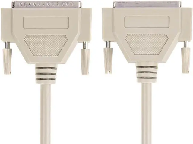 Alt view image 8 of 9 - Monoprice Molded Cable - 6 Feet - DB37 Male/Female