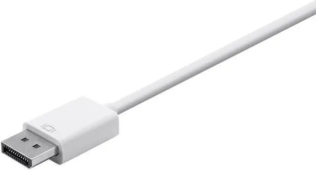 Alt view image 3 of 11 - Monoprice DisplayPort 1.2a to 4K HDMI, Dual Link DVI, and VGA Passive Adapter, White