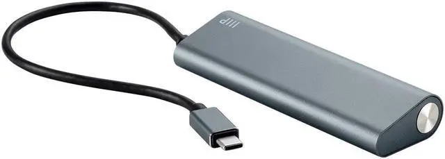 Alt view image 3 of 13 - Monoprice 4 Port USB-C Hub - Aluminum, SuperSpeed Transfer Rates, Compatible With Apple MacBook, Google Chromebook & More