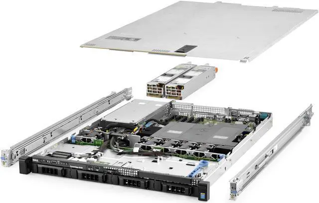 Main image of Dell PowerEdge R430 Server 2x E5-2640v3 2.60Ghz 16-Core 96GB 4x 4TB H730 Rails