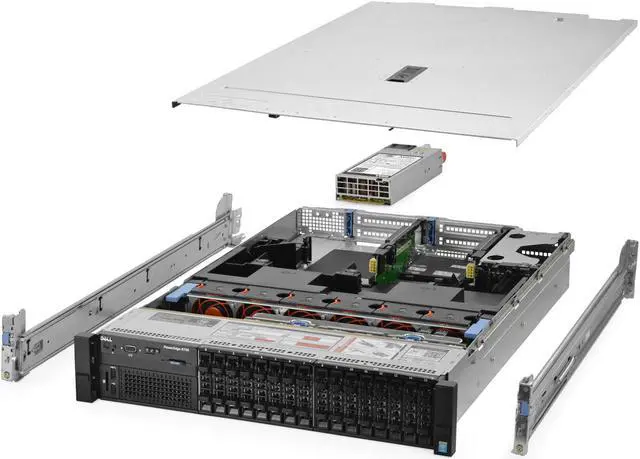 Main image of Dell PowerEdge R730 Server 2x E5-2690v4 2.60Ghz 28-Core 128GB H730P Rails