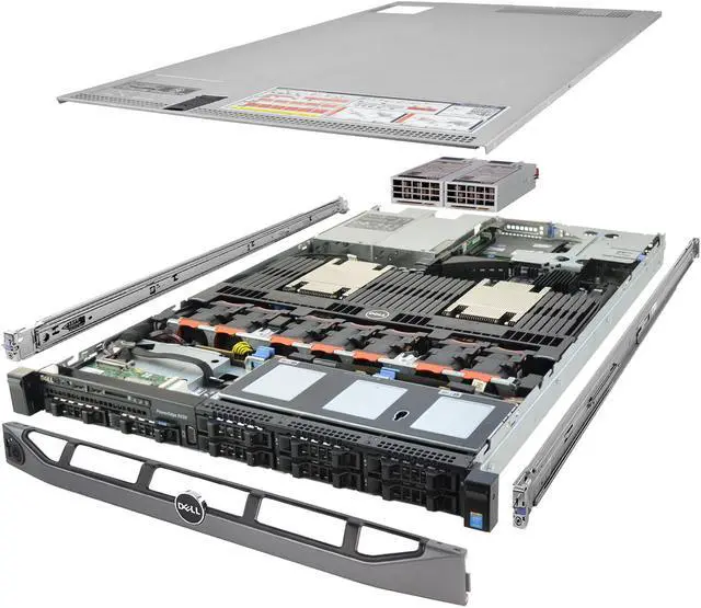 Alt view image 6 of 10 - Dell PowerEdge R630 Server 2x E5-2667v3 3.20Ghz 16-Core 512GB H730P Rails