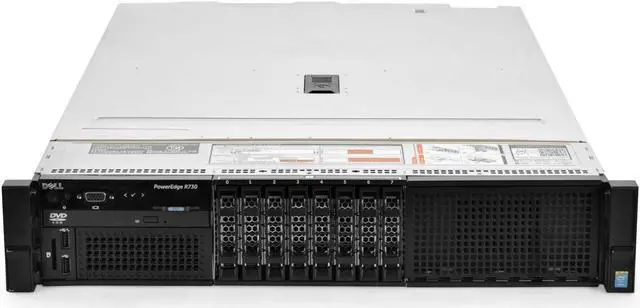 Alt view image 3 of 5 - Dell PowerEdge R730 Server 2x E5-2640v3 2.60Ghz 16-Core 96GB 1x 480GB SSD H730P