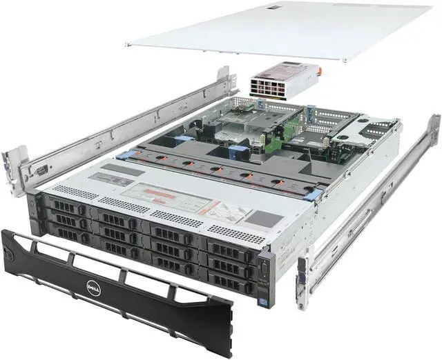 Main image of Dell PowerEdge R720xd Server 2x E5-2690 2.90Ghz 16-Core 64GB H710P Rails