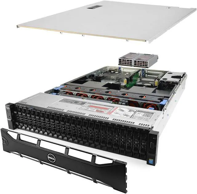 Main image of Dell PowerEdge R730xd Server 2x E5-2660v3 2.60Ghz 20-Core 192GB H730