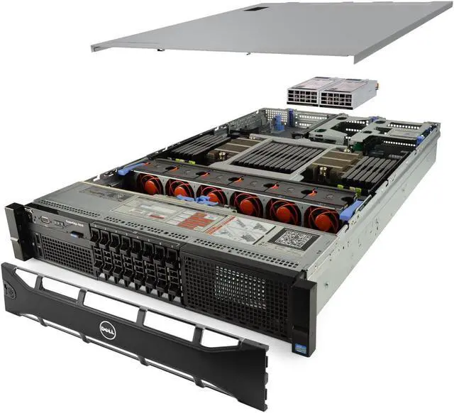 Main image of Dell PowerEdge R820 Server 2.20Ghz 32-Core 128GB 4x NEW 2TB SSD H710