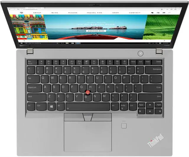 Alt view image 3 of 7 - Lenovo ThinkPad T480s Windows 10 Pro Laptop - Intel Core i7-8650U, 16GB RAM, 1TB NVMe SSD, 14" IPS FHD Touch 1920x1080 Display, 4G LTE WWAN