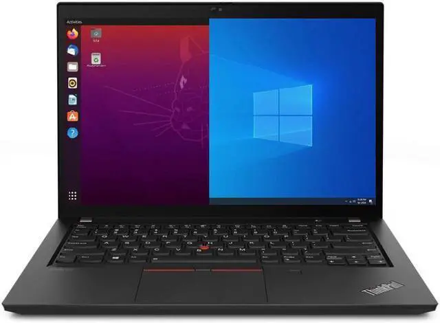 Main image of Lenovo Thinkpad T14 Gen 2 Business Laptop (Intel i5-1135G7, 32GB RAM, 256GB PCIe SSD, 14.0" FHD 1920x1080, Iris Xe Graphics, WiFi-6, Ethernet Port, Dual Boot Windows 10 Pro & Ubuntu Linux)