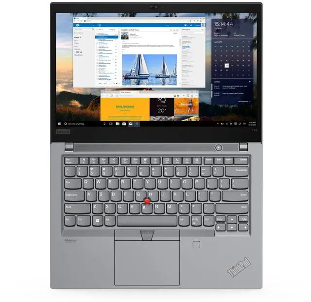Alt view image 5 of 6 - Lenovo Thinkpad T14 Gen 2, Intel Core i7-1185G7, 16GB RAM, 512GB PCIe SSD, Intel UHD Graphics, 14.0" FHD Display, WiFi-6, Ethernet Port, Windows 10 Pro, Storm Grey