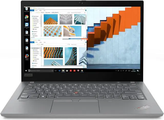 Main image of Lenovo Thinkpad T14 Gen 2, Intel Core i7-1185G7, 16GB RAM, 512GB PCIe SSD, Intel UHD Graphics, 14.0" FHD Display, WiFi-6, Ethernet Port, Windows 10 Pro, Storm Grey