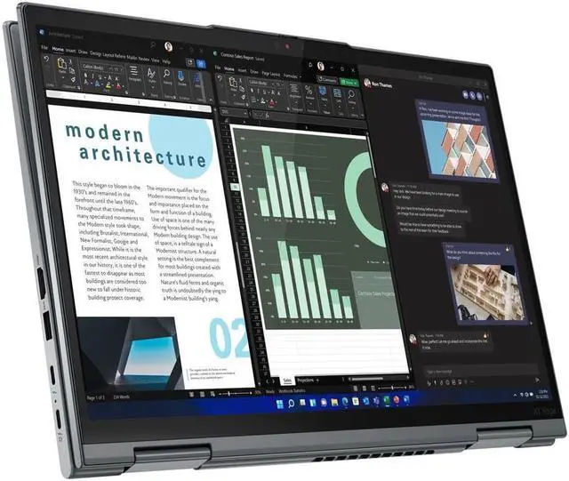 Main image of 4G LTE OLED Lenovo ThinkPad X1 Yoga Gen 7 - 14" 2-In-1 Touchscreen (3840x2400) Notebook Computer, Intel Core i7-1265U 1.8GHz, 16GB RAM, 512GB SSD, Windows 11 Pro, Fibocom WWAN Mobile Broadband, Pen