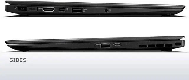 Alt view image 4 of 7 - Lenovo ThinkPad X1 Carbon 3 Laptop - Intel Core i7-5600U, 8GB RAM, 256GB SSD, 14" Full HD (1920x1080) Display, Backlit Keyboard, Fingerprint Reader, Windows 8.1 Pro 64-bit