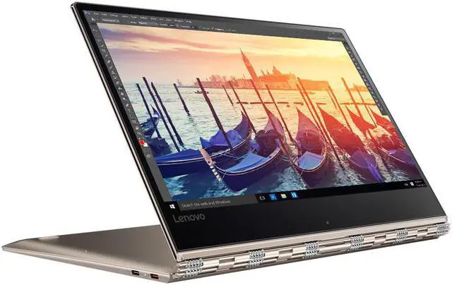 Alt view image 3 of 3 - Lenovo Yoga 910 Convertible Multimode Ultrabook - Intel Core i7-7500U, 16GB RAM, 512GB PCIe-NVMe SSD, 13.9" IPS 4K UHD (3840x2160) Touchscreen, Backlit Keyboard, Windows 10 Home 64-bit