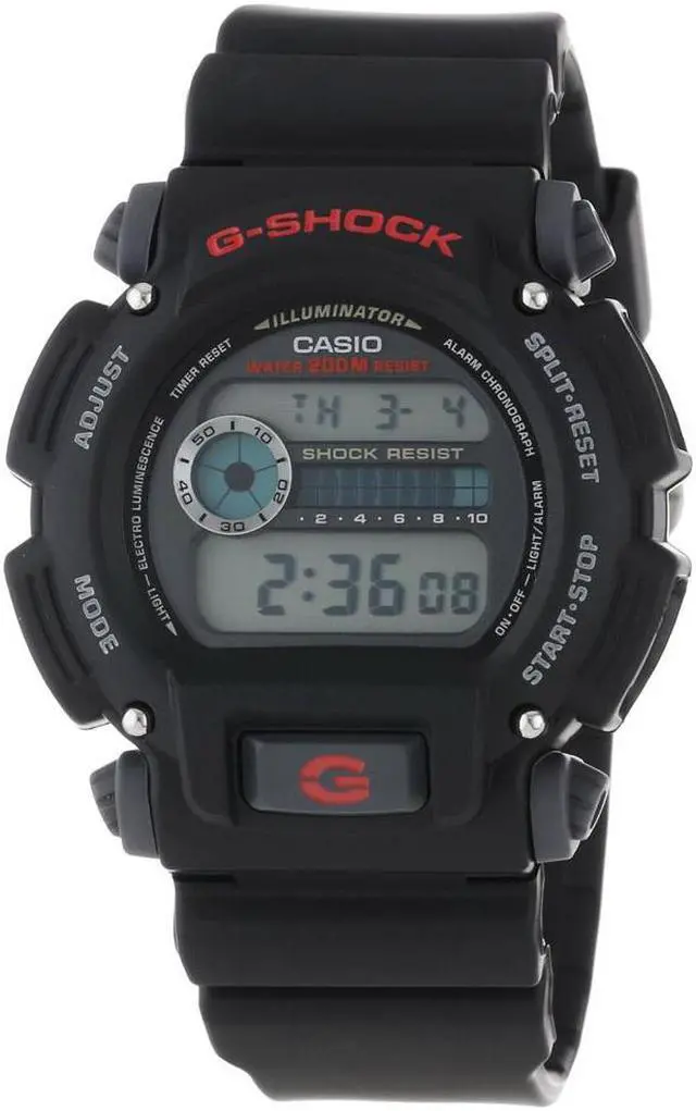 Alt view image 11 of 19 - CASIO DW-9052-1VCF G Shock Mens Watch Black