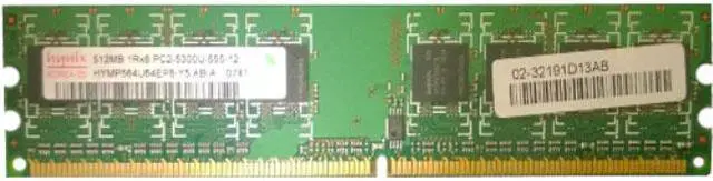 Main image of HYMP564U64EP8-Y5 HYNIX 512MB DDR2 667MHZ PC2-5300 240-PIN CL-5 NON-ECC UNBUFFERED DIMM MEMORY