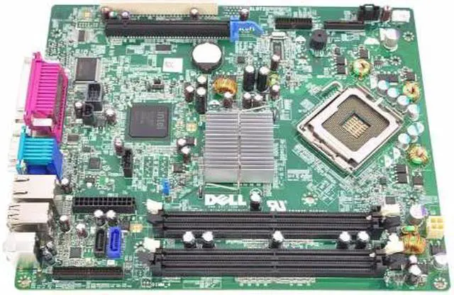 Alt view image 2 of 11 - Dell F373D F373D Desktop Motherboard - Intel Chipset - Socket T LGA-775 - SFF