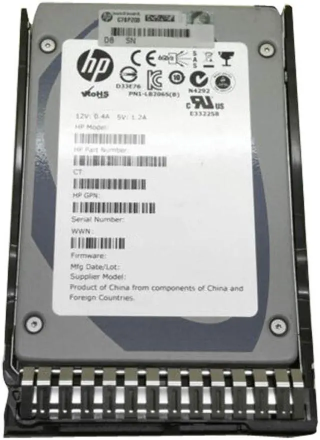 Alt view image 2 of 4 - 200GB SINGLE LEVEL CELL SOLID STATE DRIVE SFF (697392-001)