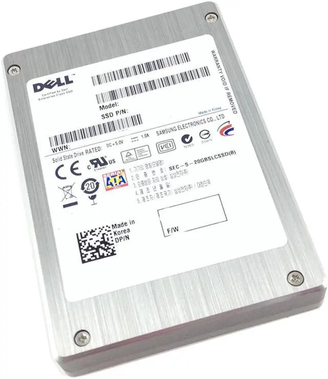 Alt view image 2 of 2 - Dell 24XV8 200GB SATA SSD MLC Enterprise 3Gbps 2.5in Drive Solid State Drive SSD