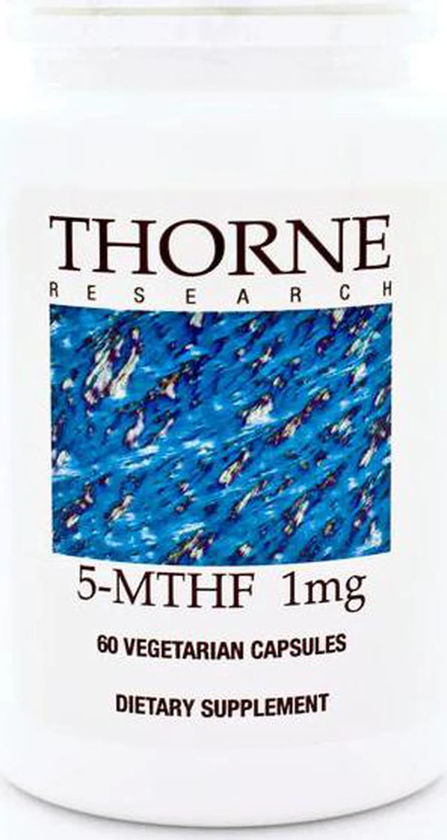 Alt view image 2 of 4 - Thorne Research 5-MTHF 60 Vegetarian Capsules
