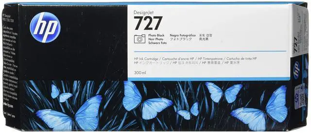 Alt view image 9 of 20 - HP 727 300-ml Photo Black DesignJet Ink Cartridge, F9J79A