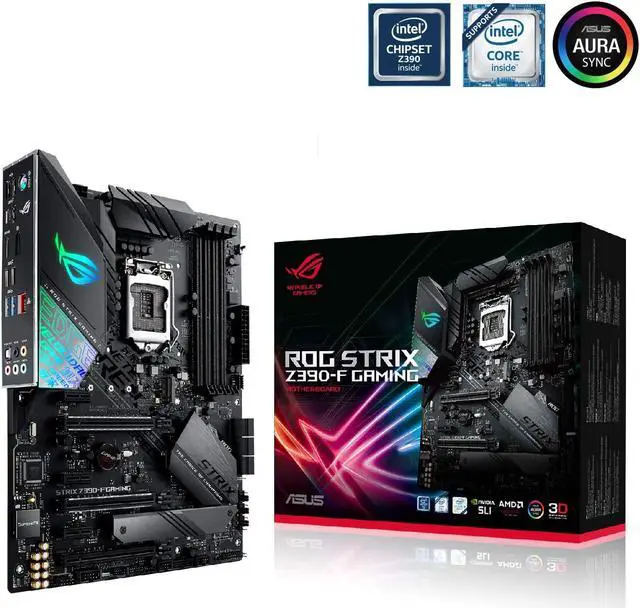 Alt view image 7 of 12 - ASUS ROG STRIX Z390-F GAMING LGA 1151 (300 Series) Intel Z390 HDMI SATA 6Gb/s USB 3.1 ATX Intel Motherboard