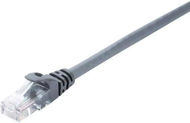 Alt view image 3 of 8 - V7 Grey Cat6 Unshielded (Utp) Cable Rj45 Male To Rj45 Male 2M 6.6Ft
