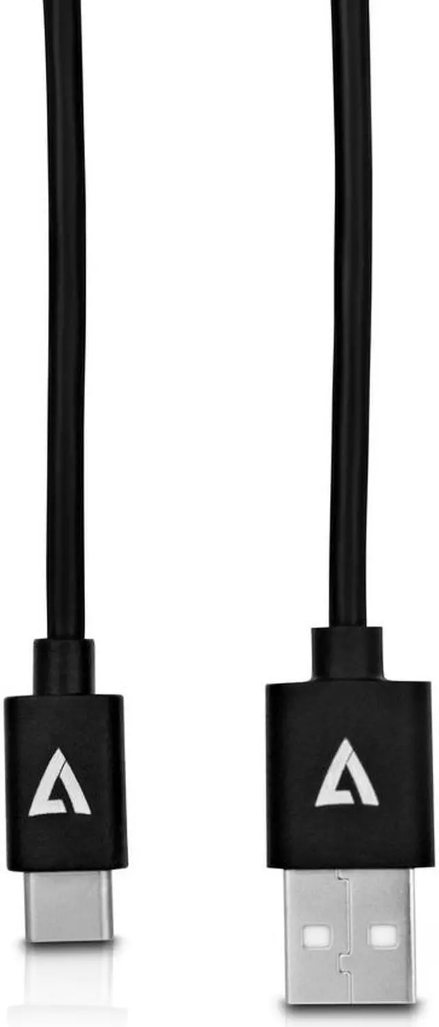 Alt view image 3 of 7 - V7-CABLES V7U2AC-2M-BLK-1E 6.6FT BLK USB2 A TO USB-C CABLE