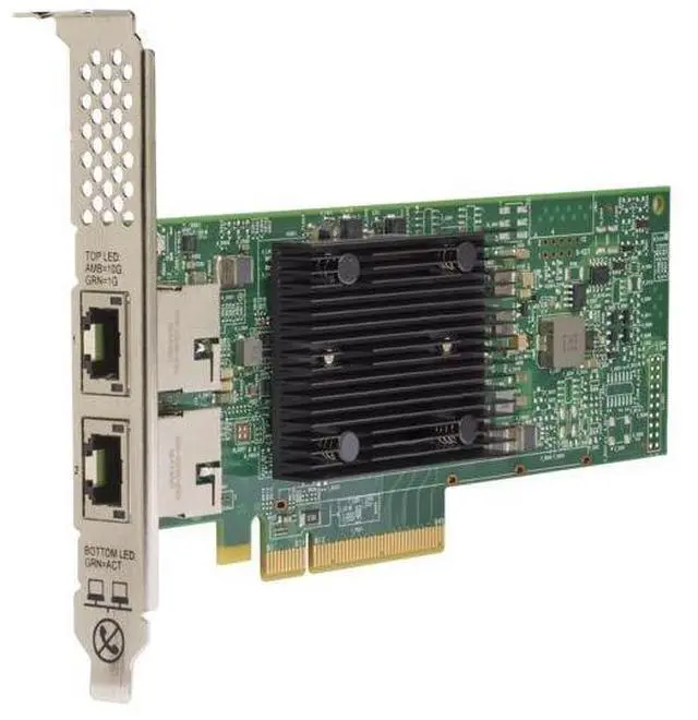 Main image of Broadcom P210TP Dual-Port 10GBASE-T Ethernet PCI Express Network Interface Card; RoHS-compliant | BCM957416A4160C