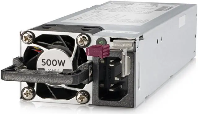 Alt view image 2 of 5 - HPE 500W Flex Slot Platinum Hot Plug Low Halogen Power Supply Kit - 230 V AC, 380 V DC - 865408-B21