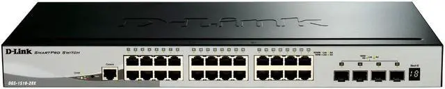 Alt view image 4 of 10 - D-LINK BUSINESS DGS-1510-28X SmartPro 24Port Gigabit Switch