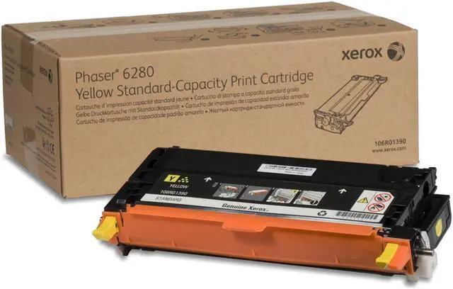 Main image of XEROX SUPPLIES 106R01390 YELLOW PRINT CARTRIDGE FOR