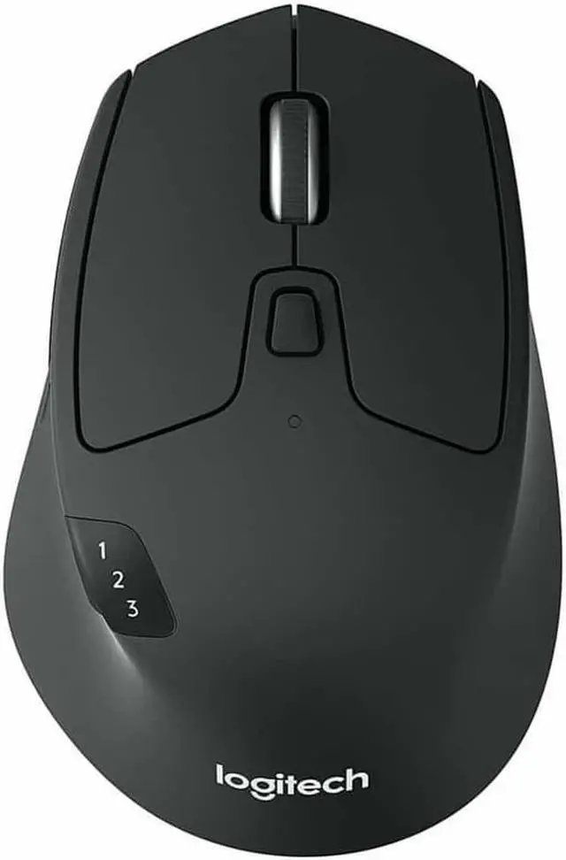 Alt view image 10 of 14 - Logitech M720 Triathlon - Mouse - right-handed - optical - 7 buttons - wireless - Bluetooth, 2.4 GHz - USB wireless rece