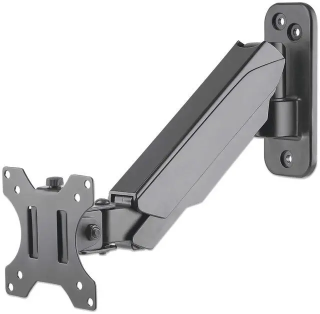 Main image of Manhattan 461603 Universal Gas Spring Wall Mount Arm, Supports One 17" to 32" TV or Monitor up to 8 kg (17.64 lbs.)