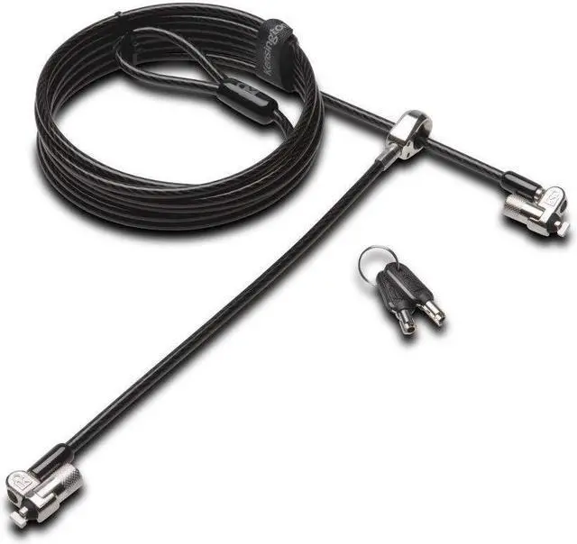 Alt view image 12 of 20 - Kensington Microsaver 2.0 Keyed Twin Laptop Lock