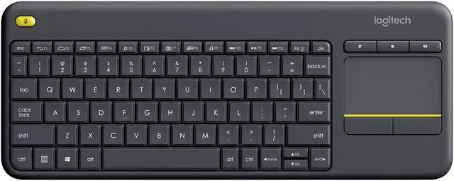 Alt view image 5 of 9 - Logitech K400 Plus Wireless Touch Keyboard - Italian Layout - Black