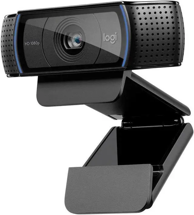 Alt view image 3 of 11 - Logitech C920 Webcam, 15MP, HD 1080P, Mic, HD Video Calling, Auto light correction