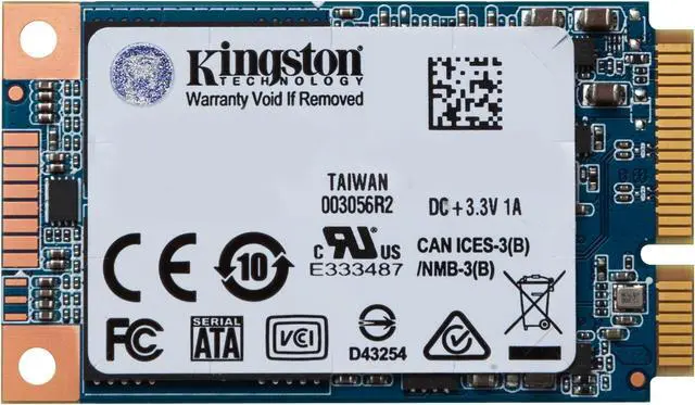Alt view image 3 of 12 - Kingston UV500 mSATA 240GB SATA III 3D TLC Internal Solid State Drive (SSD) SUV500MS/240G