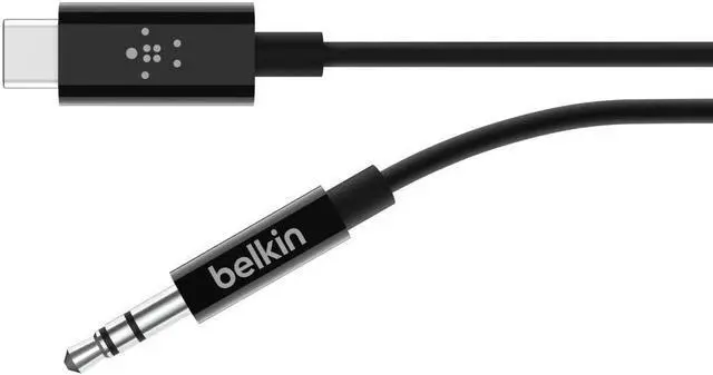 Alt view image 8 of 20 - Belkin - 3' Lightning-to-3.5mm Audio Cable - Black