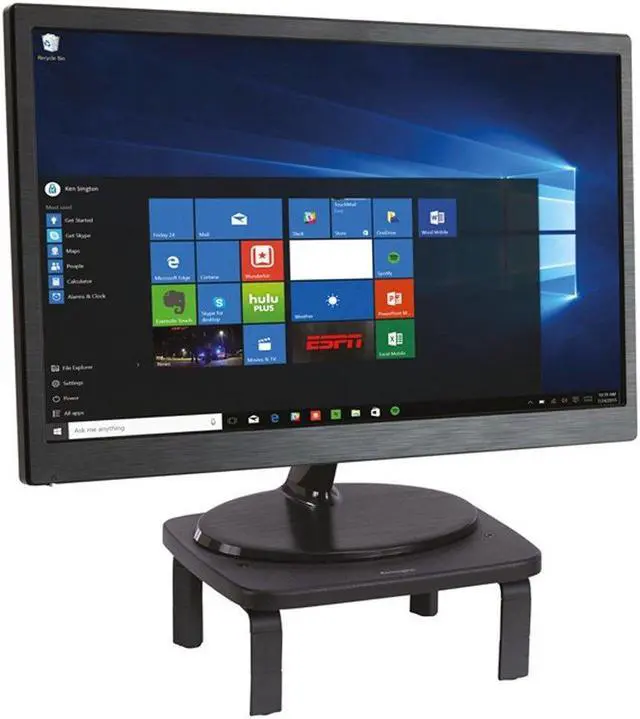 Alt view image 2 of 19 - Kensington Monitor Stand SmartFit System 11-4/5"Wx9-2/5"D Black 52785