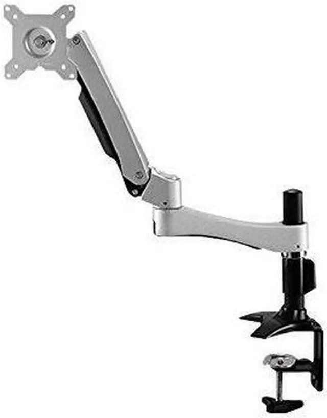 Alt view image 3 of 11 - Amer Mounts Long Articulating Monitor Arm with Clamp Base for 15"-26" Displays
