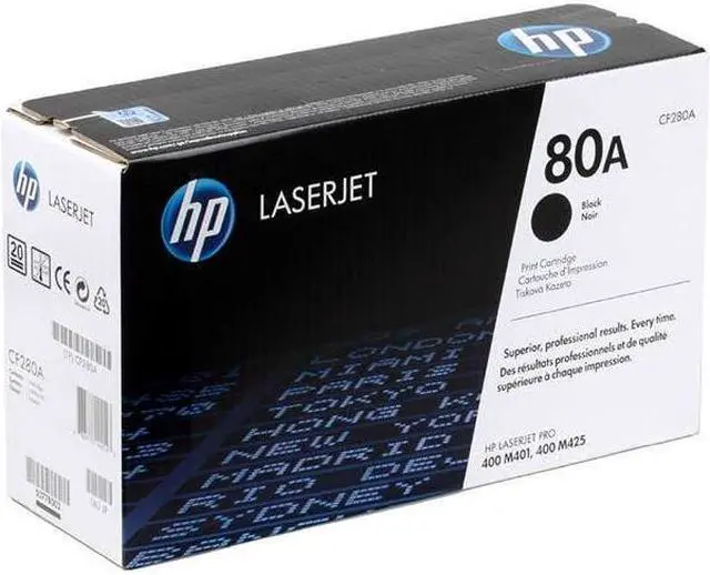 Main image of HP 80A CF280A Toner for HP LaserJet Pro 400 Printer Black