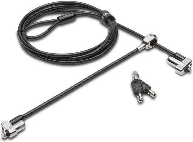 Main image of KENSINGTON COMPUTER K67995WW N17 KEYED DUAL HEAD LOCK FOR DELL LAPTOPS. PRIMARY LOCK HEAD USING A UNIQUE LOCK