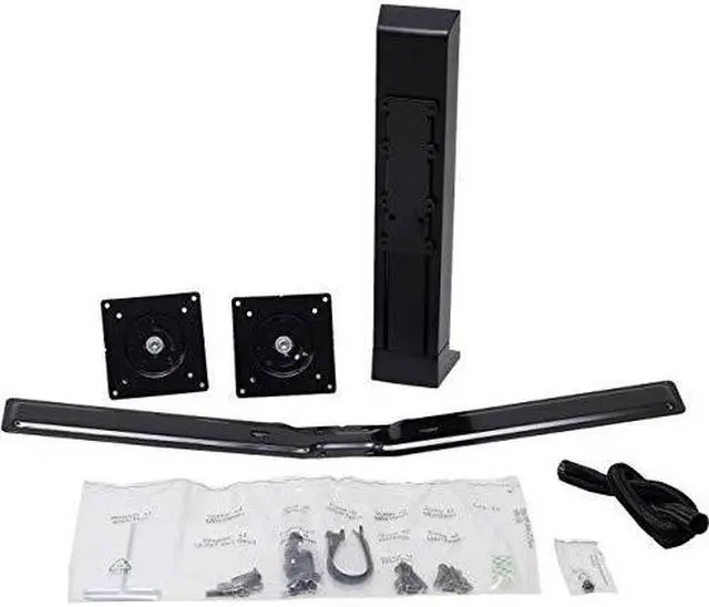Alt view image 4 of 13 - Ergotron 97-934-085 WorkFit Dual Monitor Kit, universal