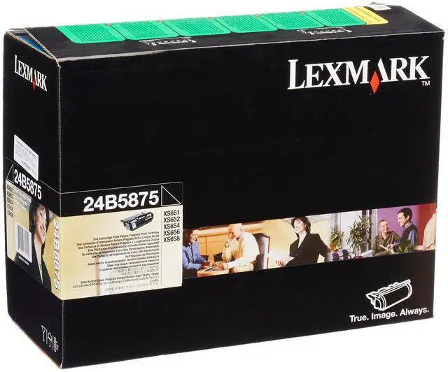 Alt view image 11 of 15 - Black High Yield Toner Cartridge for Lexmark 24B5875 XS651de MFP, XS652de MFP, XS654de MFP, XS658dfe MFP, XS658dme MFP, Genuine Lexmark Brand