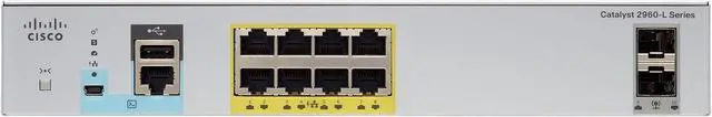 Main image of Cisco Catalyst Ws-C2960l-8Ps-Ll Ethernet Switch