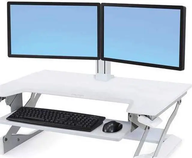 Main image of Ergotron WorkFit Dual Monitor Kit white 97934062