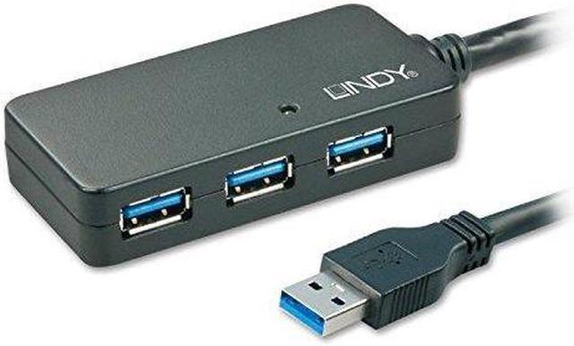 ▷ Lindy 43159 hub & concentrateur USB 3.2 Gen 1 (3.1 Gen 1) Type