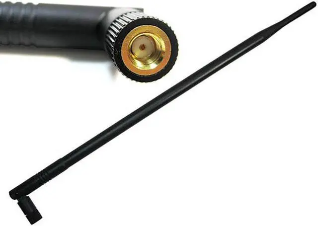 Alt view image 3 of 3 - alfa ars-n19 2,4ghz 802.11g 9dbi tnc omni-directional high-gain screw-on swivel wi-fi booster antenna for routers or network ca