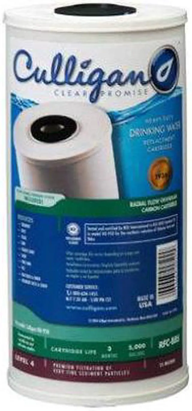 Alt view image 2 of 3 - CULLIGAN RFC-BBSA Quick Connect Filter, 3 gpm, 25 Micron, 4-1/2" O.D., 9 3/4 in