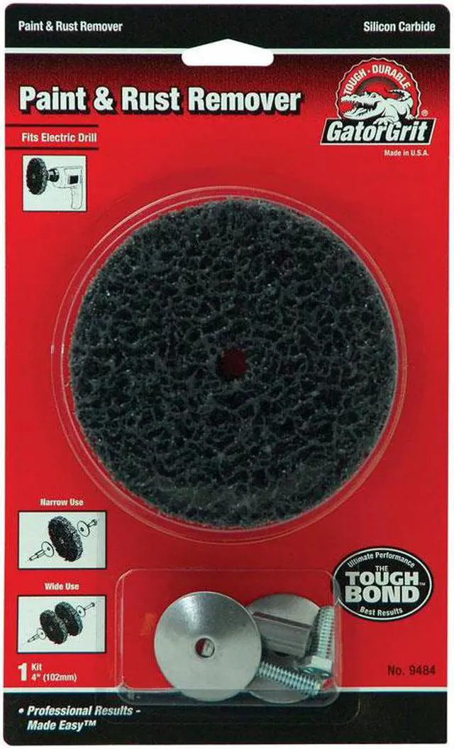 Alt view image 2 of 6 - Ali Industries 9485 Drill Mt Paint/Rust 2-Pack Paint/Rust Remover - Pack Of 2